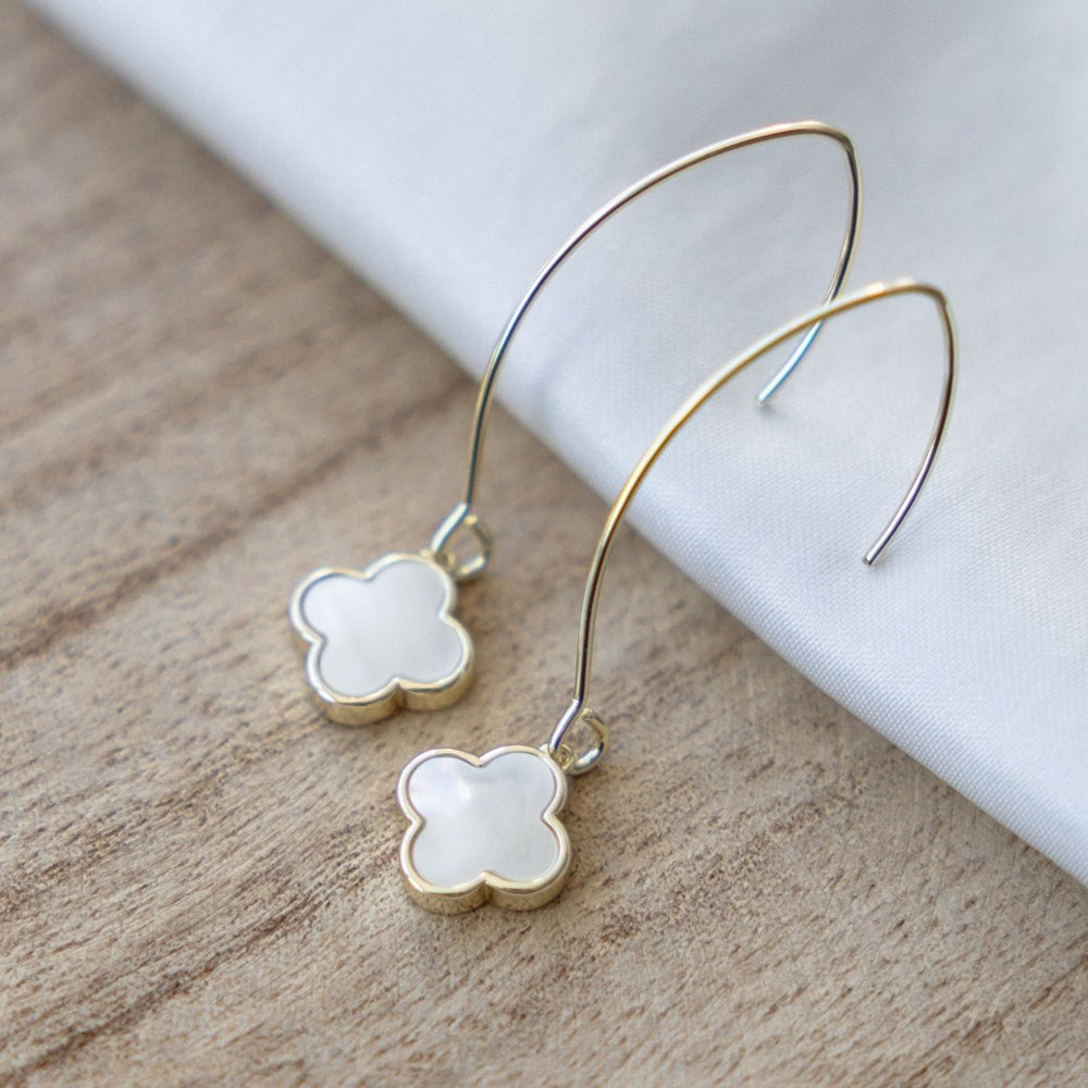 Anya Earrings-mother of pearl