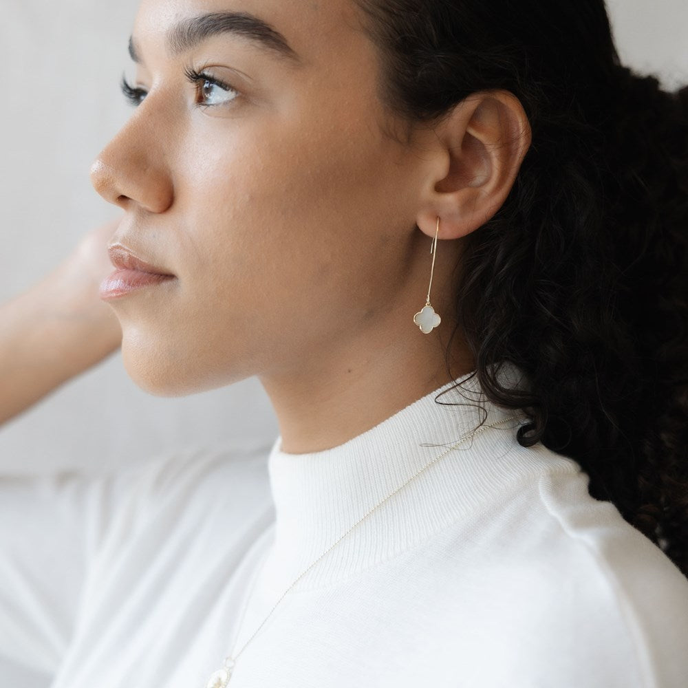 Anya Earrings-mother of pearl