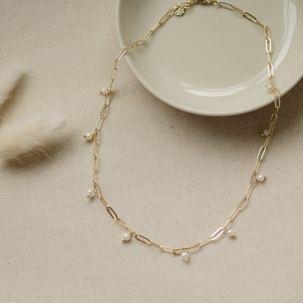 Beatrice Pearl Necklace