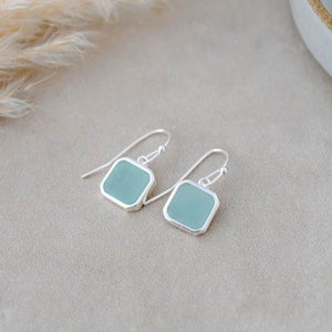 Florence Earrings-amazonite