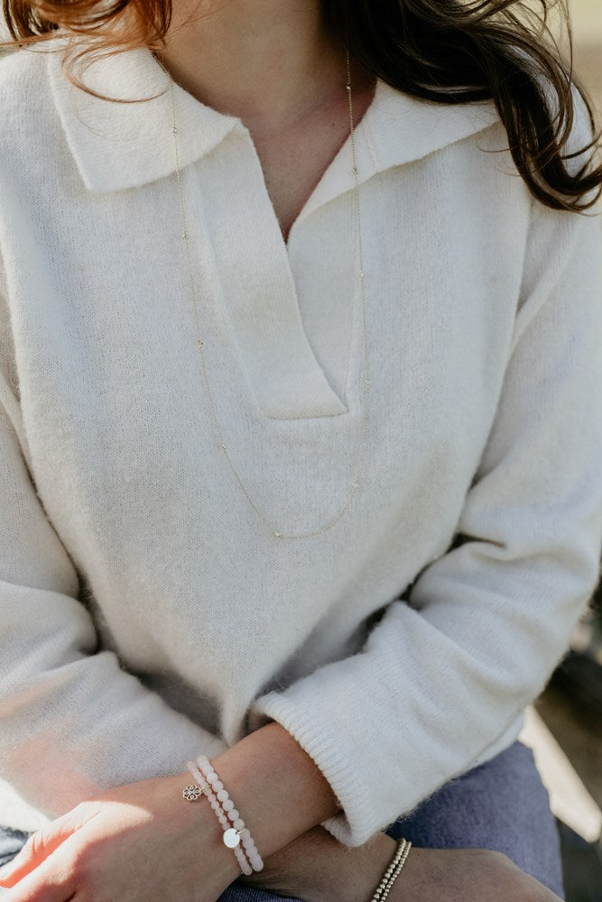 Ginny Necklace-mother of pearl