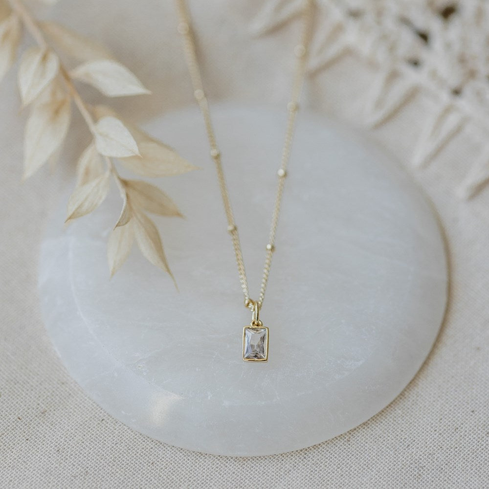 Glim Necklace-clear