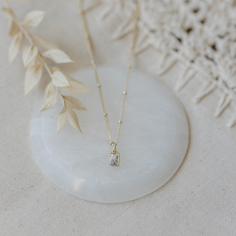 Glim Necklace-clear