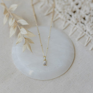 Glim Necklace-clear