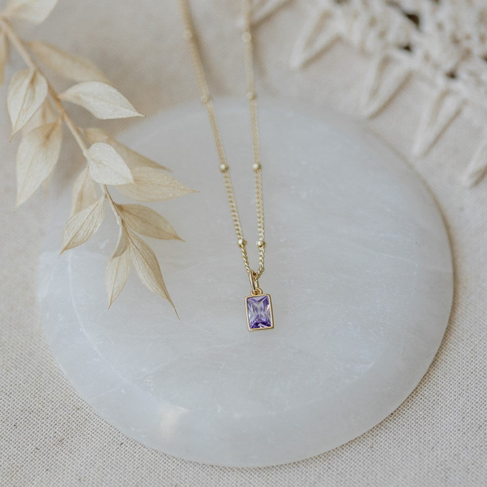 Glim Necklace-purple