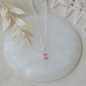 Glim Necklace-pink