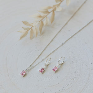 Shine Hoops-pink