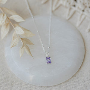 Glim Necklace-purple