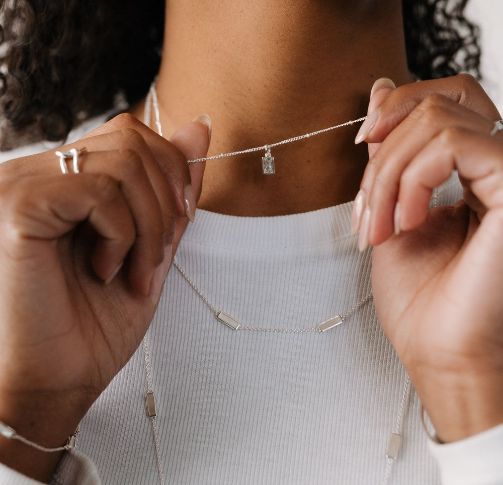 Glim Necklace-clear