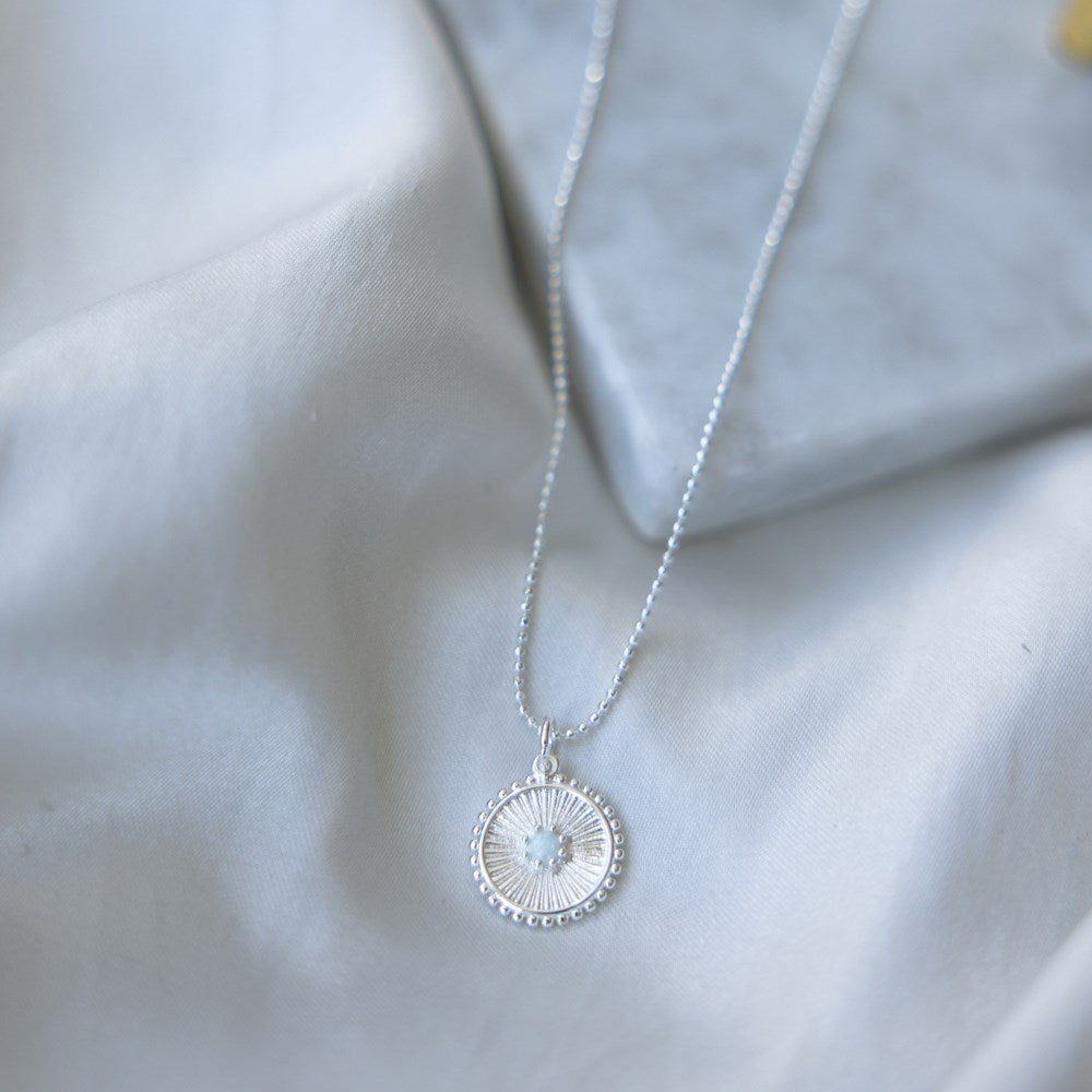 Lina Layering Necklace-opalite