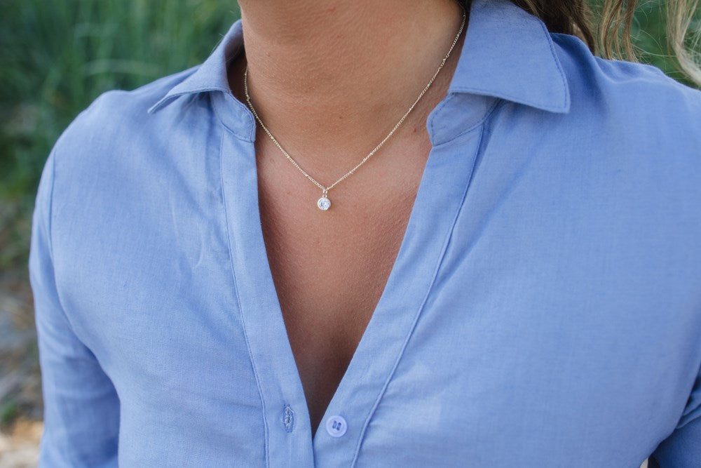 Luster Necklace-clear