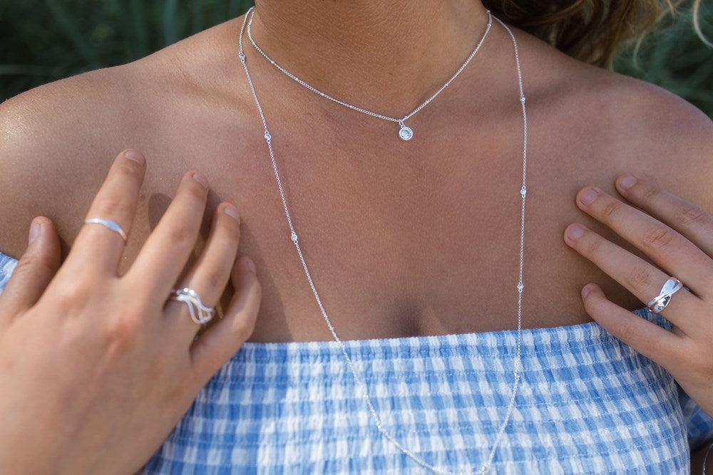 Luster Necklace-clear