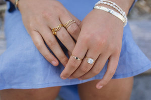 Milan Ring-mother of pearl