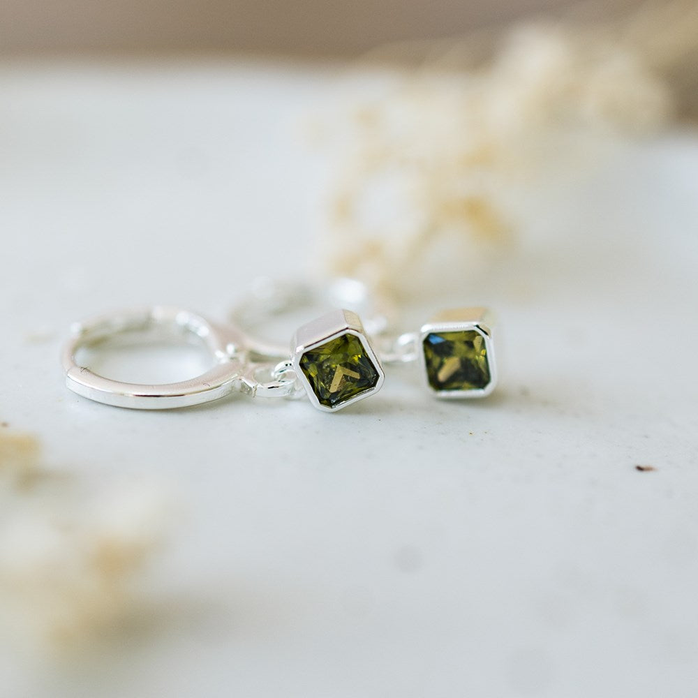 Prism Hoops-moss green