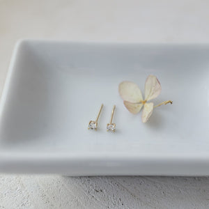 Shimmer Studs-clear