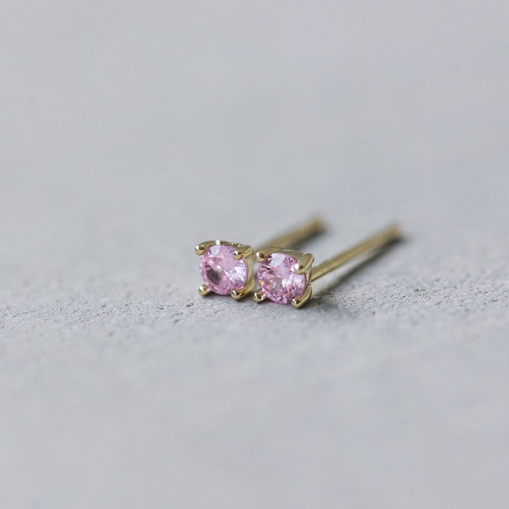 Shimmer Studs-pink