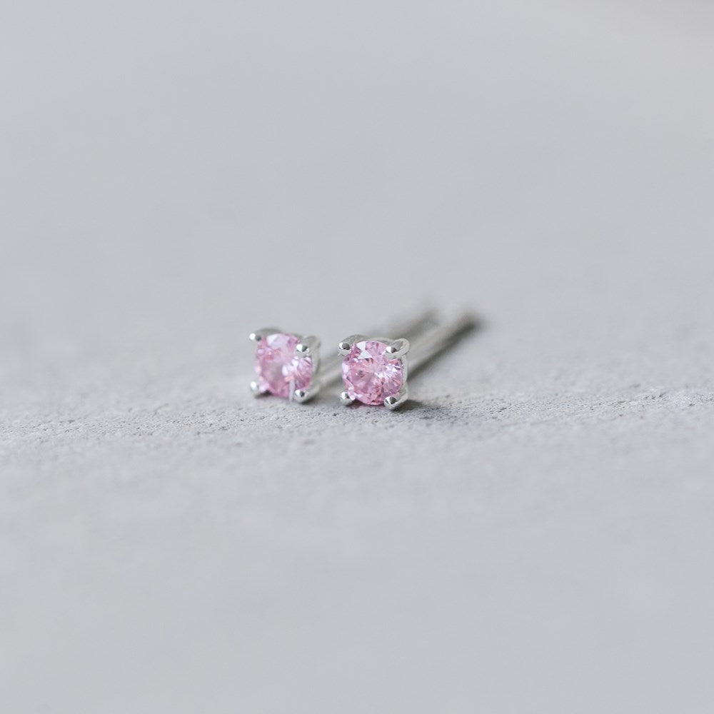 Shimmer Studs-pink