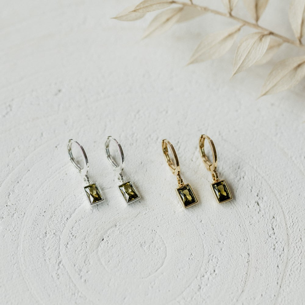 Shine Hoops-moss green