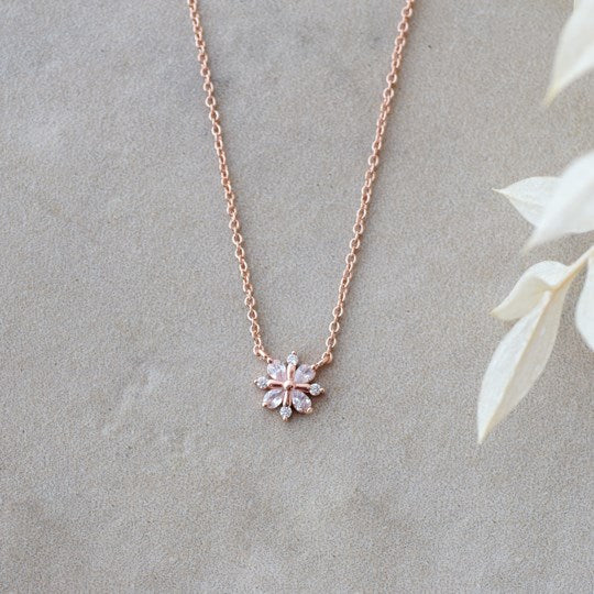 Snow Crystal Necklace