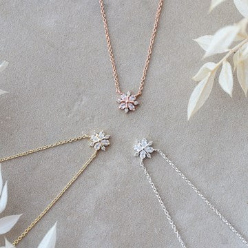 Snow Crystal Necklace