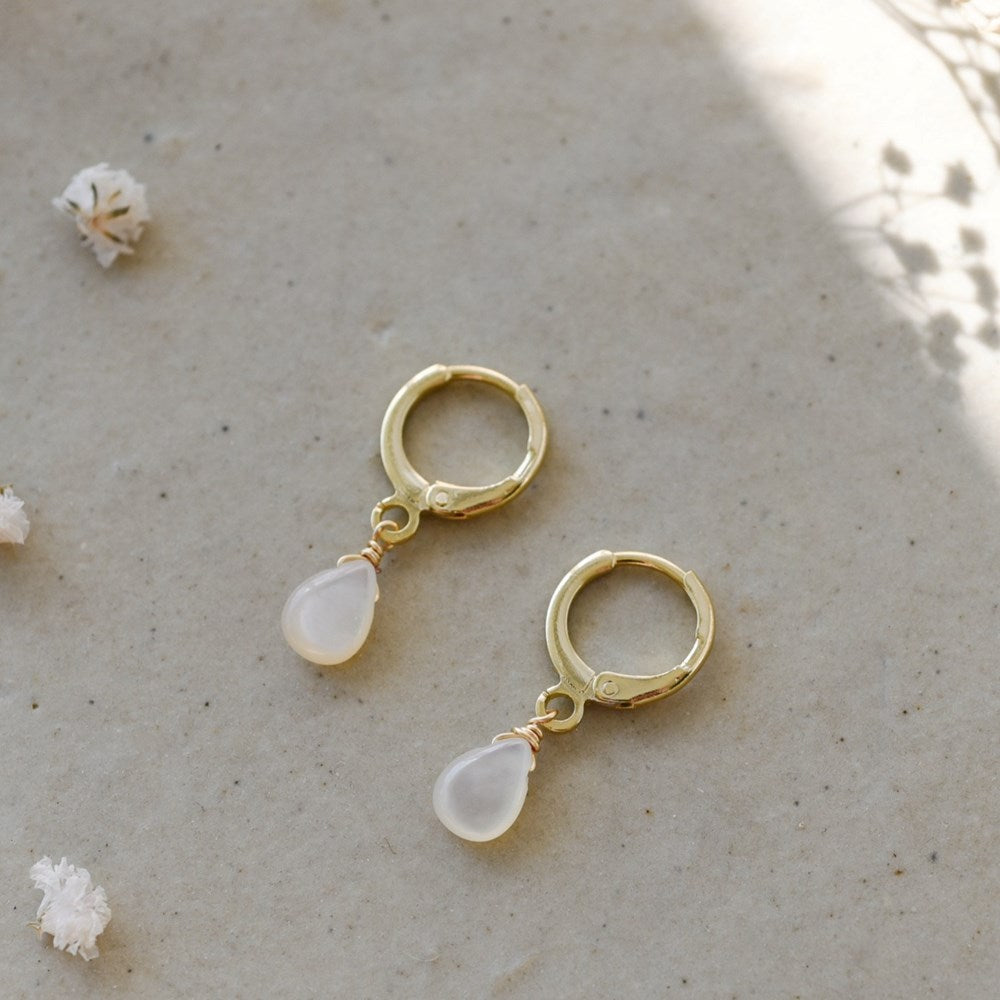 Zia Hoops-mother of pearl