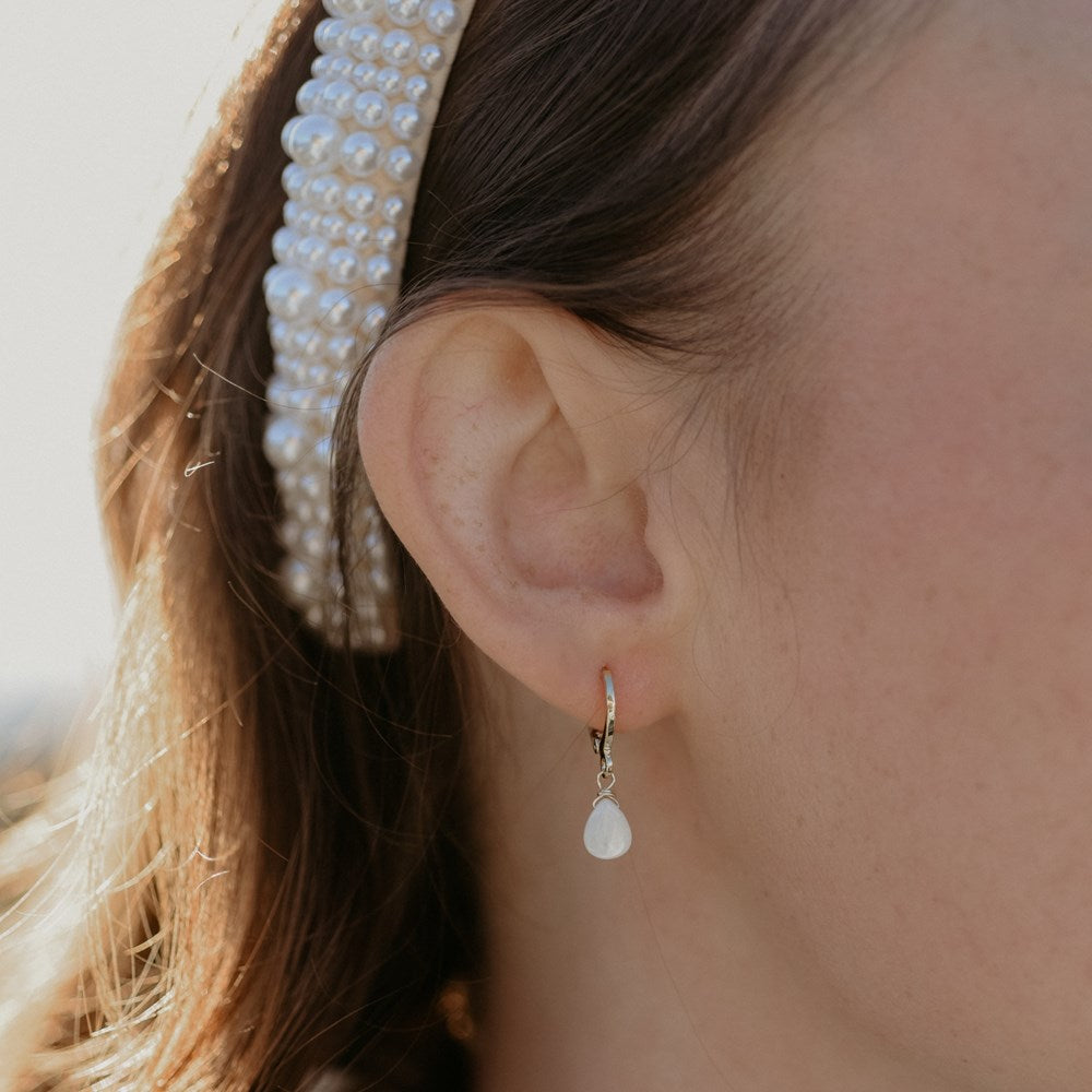 Zia Hoops-mother of pearl