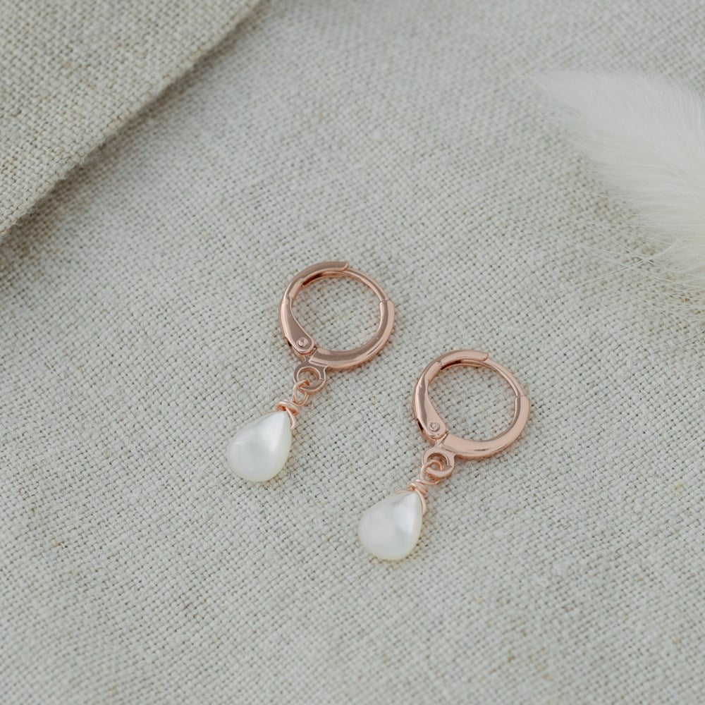 Zia Hoops-mother of pearl