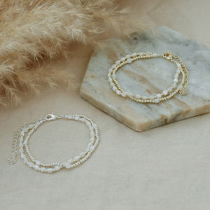 Meredith Bracelet-mother of pearl